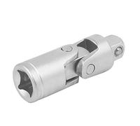 sourcing map junta universal toma giratoria Controlador cuadrado de 3/8" de acero de cromo-vanadio de 90 grados