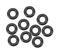 sourcing map Juntas Tóricas Caucho Flúor, Sellado Junta Negra 10Piezas 12mmx19mmx3.5mm
