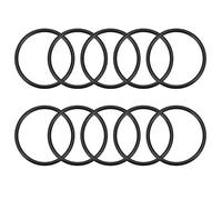 sourcing map Juntas tóricas de goma de nitrilo 53 mm OD 46 mm ID 3,5 mm de ancho, junta de sellado de caucho de nitrilo métrico, paquete de 10