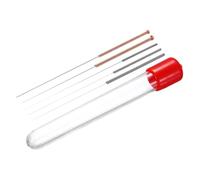 sourcing map Kit de limpieza de boquillas de impresora 3D, agujas limpiadoras de acero inoxidable de precisión de 0,2 a 0,6 mm, para eliminación de obstrucciones de impresora 3D, mantenimiento