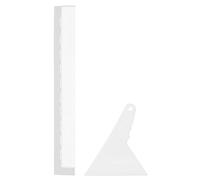 sourcing map Kit de regla de pintura de diamante, regla de dibujo de acero inoxidable con 800 rejillas en blanco, malla de diamante, herramientas de alineación de puntos redondos para manualidades