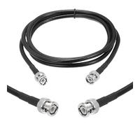 sourcing map KMR/LMR240 BNC Cable coaxial de 50 ohmios, 4 pies, BNC macho a macho, cable de extensión coaxial de baja pérdida, puente de extensión de antena para módem de radio RF, generador de señal