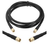 sourcing map KMR/LMR240 Cable de extensión coaxial, 50 ohm SMA macho a SMA macho, cable coaxial de baja pérdida, extensión de cable de antena con conector para 3G 4G 5G LTE Ham WiFi GPS RF Radio Uso