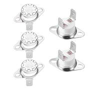 sourcing map KSD301 Interruptor Térmico para 180 °C, Termostato del Interruptor de Control Temperatura Cerámica 10A Normalmente Cerrado NC para Microondas Horno Cafetera Calefacción, 5pcs