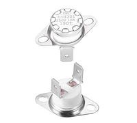 sourcing map KSD301 Interruptor Térmico para 190 °C, Termostato del Interruptor de Control Temperatura Cerámica 10A Normalmente Cerrado NC para Microondas Horno Cafetera Calefacción, 2pcs