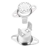 sourcing map KSD301 Interruptor Térmico para 195 °C, Termostato del Interruptor de Control Temperatura Cerámica 10A Normalmente Cerrado NC para Microondas Horno Cafetera Calefacción, 2pcs