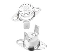 sourcing map KSD301 Interruptor Térmico para 200 °C, Termostato del Interruptor de Control Temperatura Cerámica 10A Normalmente Cerrado NC para Microondas Horno Cafetera Calefacción, 2pcs