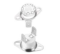 sourcing map KSD301 Interruptor Térmico para 210 °C, Termostato del Interruptor de Control Temperatura Cerámica 10A Normalmente Cerrado NC para Microondas Horno Cafetera Calefacción, 2pcs