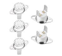 sourcing map KSD301 Interruptor Térmico para 230 °C, Termostato del Interruptor de Control Temperatura Cerámica 10A Normalmente Cerrado NC para Microondas Horno Cafetera Calefacción, 5pcs