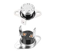 sourcing map KSD301 Interruptor Térmico para 50 °C, Termostato del Interruptor de Control Temperatura 10A Normalmente Cerrado NC para Microondas Horno Cafetera Calefacción Eléctrica, 2pcs