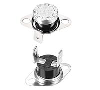 sourcing map KSD301 Interruptor Térmico para 65 °C, Termostato del Interruptor de Control Temperatura 10A Normalmente Cerrado NC para Microondas Horno Cafetera Calefacción Eléctrica, 2pcs