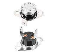 sourcing map KSD301 Interruptor Térmico para 90 °C, Termostato del Interruptor de Control Temperatura 10A Normalmente Cerrado NC para Microondas Horno Cafetera Calefacción Eléctrica, 2pcs