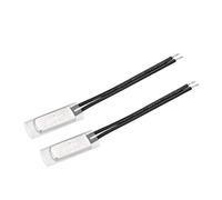 sourcing map KSD9700 Termostato, 55℃ N.O 5A Interruptor de metal bimetálico de control de temperatura 2uds