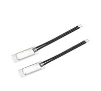 sourcing map KSD9700 Termostato de 100℃, N.C Interruptor de Control de Temperatura de Metal Normalmente Cerrado 250V 5A Controlador para Calefacción Eléctrica Motor Transformadores, 2pcs