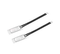 sourcing map KSD9700 Termostato de 40℃, N.O Interruptor de Control de Temperatura de Metal Normalmente Abierto 250V 5A Controlador para Calefacción Eléctrica Motor Transformadores, 2pcs