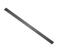sourcing map Lámina de acero inoxidable 304, 30 x 1.5 pulgadas, autoadhesiva, tira de moldura de metal para marco de espejo de microondas, decoración del hogar, negro cepillado