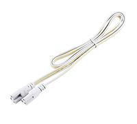sourcing map Lámpara Conexión Cable para T4 T5 T8 LED Tubería, 100cm 3 Pin Doble Extremo Luz Enlace Cuerda Extensión Cable Paquete de 4
