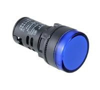 sourcing map Lámpara led indicadora piloto, 220 V CA, color negro y azul