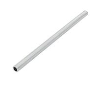 sourcing map Lámpara Tubo Boquilla, M10 Rosca 190mm Longitud Hueco Lámparas Reparación Pieza Herraje para Lámpara Luces, Zinc Chapado Plateado Tono