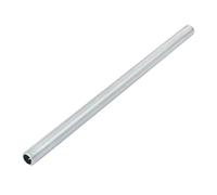 sourcing map Lámpara Tubo Boquilla, M10 Rosca 200mm Longitud Hueco Lámparas Reparación Pieza Herraje para Lámpara Luces, Zinc Chapado Plateado Tono