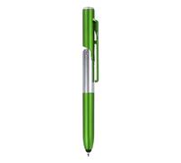 sourcing map Lápiz capacitivo multifunción con pantalla táctil capacitiva con luz LED, soporte plegable para teléfono para escribir en la oscuridad, verde
