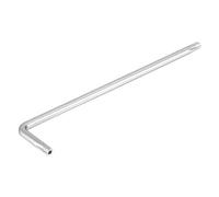 sourcing map Largo a prueba de manipulaciones Torx Star Key Bit Wrench en forma de L niquelado T20