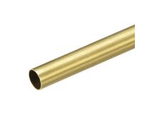 sourcing map Latón Redondo Tubo 13mm OD 0,5mm Pared Grosor 200mm Largo Tubo Tubería