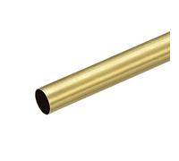 sourcing map Latón Redondo Tubo 17mm OD 0,5mm Pared Grosor 200mm Largo Tubo Tubería