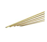 sourcing map Latón Tubo, 1mm 1,2mm 1,4mm 1,6mm 1,8mm 2mm OD x 0,2mm Pared Grosor 300mm Longitud Metal Tubo, Paquete de 6