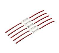 sourcing map LED Tira Atenuador, 12V a 24V 3 Teclas Mini Brillo Ajustable Controlador Lámpara Cambie para Único Color Tiras, Paquete de 5