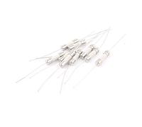 sourcing map Lenta Acción Tiempo Retraso Axial Cerámica Fusibles 5 x 20mm 250V 3,15A 10 Piezas