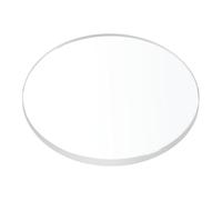 sourcing map Lente de cristal para reloj, 40 mm de diámetro, 1 mm de grosor, redondos, planos, transparentes, lentes de cristal de repuesto para reparación de relojeros