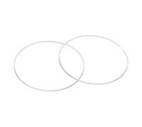 sourcing map Lente de cristal para reloj, borde biselado, plano, redondo, ultratransparente, esfera de cristal, espejo de repuesto para reparación de relojeros, transparente, 27.5mm x 1.0mm