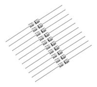 sourcing map Lento Soplado Fusible Tiempo Retardo Axial Cable Vidrio Fusibles 3.6mm X 10mm 250V T5A 20Uds