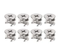 sourcing map Leva Bloqueo Tuerca para Muebles, 8uds 14,6 x 11,3mm Junta Conector Bloqueo Tuercas Muebles Conexión Leva Montajes