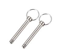 sourcing map Liberación Rápida Pasador 8mmX60mm Hardware Marino para Barco Bimini Cubierta Superior Bisagra 2pcs
