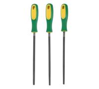 sourcing map Lima redonda de corte fino/medio/grueso de 8 pulgadas, dientes de doble corte, fino/medio/grueso, acero de alto carbono T12 con mango de plástico para desbaste de madera, gris