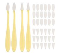 sourcing map Limpiador de esponja de borrado para recortadora, lápices de mezcla de aceite pastel, herramienta de dibujo con 40 toallitas de esponja de repuesto para sombrear, corrección de reflejos