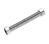 sourcing map Línea de Agua Flexible de Acero Inoxidable Corrugado de 7,9 Pulgadas de Largo de Conector Hembra G3/4 Roscado con Arandela