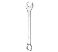 sourcing map Llave combinada de 23/32 pulgadas, extremo abierto, desplazamiento de 10 grados, extremo de caja de 12 puntos, llaves de doble extremo, herramientas para reparación de maquinaria