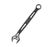 sourcing map Llave combinada de 27 mm, métrica, extralarga, caja de 12 puntos y extremo abierto, acero al carbono, llave de grado industrial de doble extremo para reparación de muebles automotrices