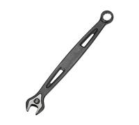 sourcing map Llave combinada de 8 mm, métrica, extralarga, caja de 12 puntos y extremo abierto, acero al carbono, llave de grado industrial de doble extremo para reparación de muebles automotrices