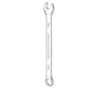 sourcing map Llave combinada de extremo abierto de 1/4 pulgadas, desplazamiento de 10 grados, extremo de caja de 12 puntos, llaves de doble extremo, herramientas para maquinaria automotriz doméstica