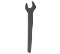sourcing map Llave de extremo abierto individual de 27 mm, métrica, ángulo de desplazamiento de 15 grados, en forma de U, llave de extremo abierto, pequeña llave de ennegrecimiento de cabeza plana con
