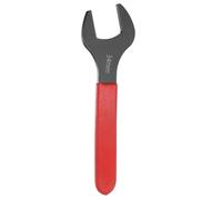 sourcing map Llave de extremo abierto individual de 34 mm, métrica, ángulo de desplazamiento de 15 grados, en forma de U, llave de extremo abierto, pequeña llave de ennegrecimiento de cabeza plana con