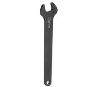 sourcing map Llave de extremo abierto simple de 13 mm métrica de ángulo de desplazamiento de 15 grados en forma de U, llave de extremo abierto, llave pequeña de cabeza plana con vástago recto para