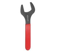 sourcing map Llave de extremo abierto simple de 40 mm, métrica, ángulo de desplazamiento de 15 grados, en forma de U, llave de extremo abierto, pequeña llave de ennegrecimiento de cabeza plana con