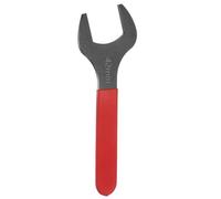 sourcing map Llave de extremo abierto simple de 42 mm, métrica, ángulo de desplazamiento de 15 grados, llave inglesa de extremo abierto, pequeña llave de ennegrecimiento de cabeza plana con vástago
