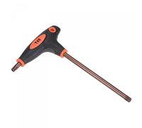 sourcing map Llave de extremo dual de la T-manija de la llave Torx anti de la prueba del pisón T45, acero S2