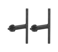 sourcing map Llave de mandril de 3 mm, 11 dientes, para portabrocas de 0,3 a 4 mm, color negro, 2 unidades